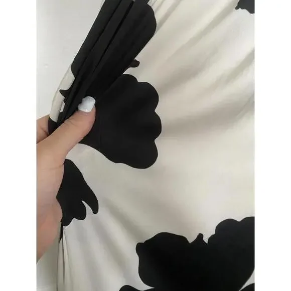 Hutch x Anthropologie - Satin Tiered Floral Maxi Dress, size 12 - Picture 8 of 14